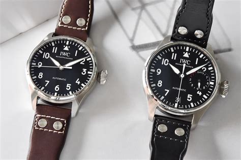 iwc big pilot 43 rubber strap|IWC big pilot watch.